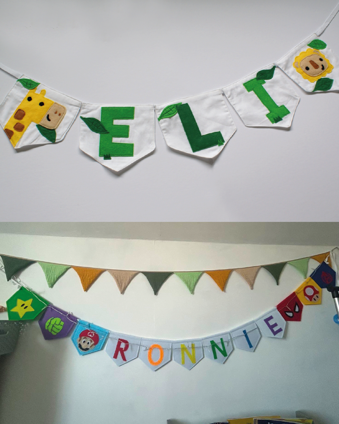 Customisable Name Bunting